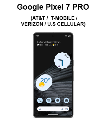 Pixel 7 Pro (AT&T / T-Mobile / Verizon / U.S. Cellular)